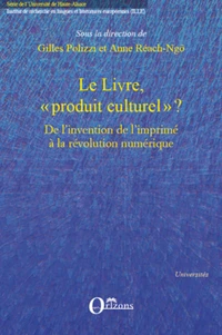 Le Livre, "produit culturel" ?