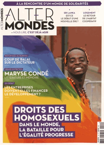 David Eloy - Altermondes N° 42, Juin 2015 : Droits des homosexuels dans le monde, la bataille pour l'égalité progresse.