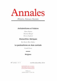 Etienne Anheim - Annales Histoire, Sciences Sociales N° 4, Octobre-décembre 2014 : .