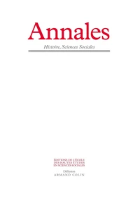 Annales Histoire, Sciences Sociales N° 5, Septembre-octobre 2009