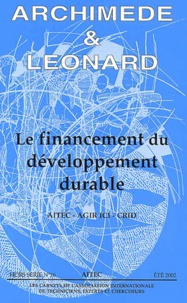 Archimède & Léonard Hors Série N° 16 Eté 2002 : Le financement du développement durable.pdf