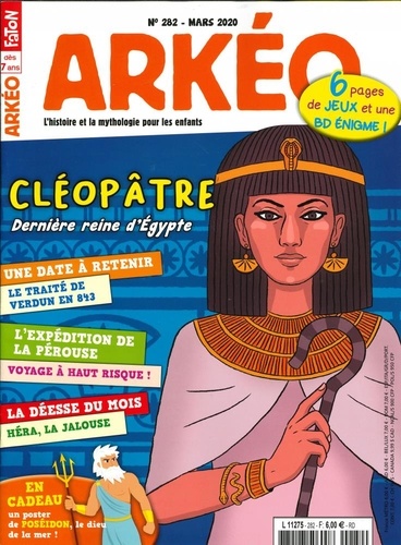  Arkéo Junior - Arkéo junior N° 282, mars 2020 : Cléopatre.