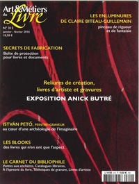  Faton - Art et métiers du livre N° 312, janvier-février 2016 : Exposition Anick Butré.