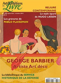  Faton - Art et métiers du livre N° 328, septembre-octobre 2018 : George Barbier - Artiste art-déco.