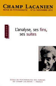 L'analyse, ses fins, ses suites