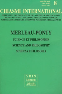Merleau-Ponty : science et philosophie