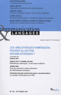 Les "bibliothèques numériques" peuvent-elles être des bibliothèques?