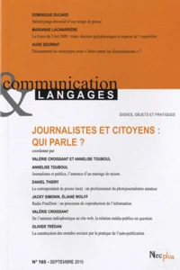 Journalistes et citoyens : qui parle ?
