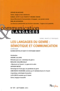 Les langages du genre : sémiotique et communication