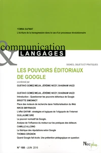 Les pouvoirs éditoriaux de Google
