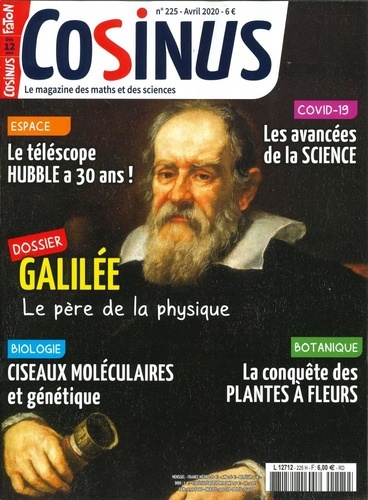 Olivier Fabre - Cosinus N° 225, avril 2020 : La révolution de Galilée.