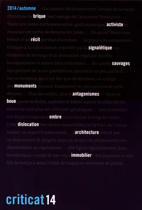 Criticat N° 14 automne 2014