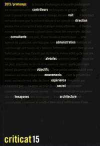 Criticat N° 15 Printemps 2015