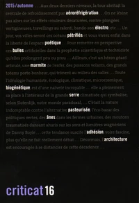 Criticat N° 16, automne 2015