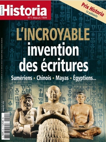  Sophia Publications - Historia N° 901, Janvier 2022 : L'incroyable invention des écritures.