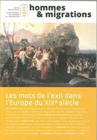 Les mots de l'exil dans l'Europe du XIXe siècle