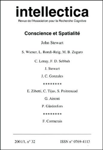Christian Brassac - Intellectica N° 32, 2001/1 : Conscience et spatialité.
