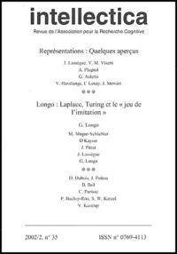 Représentations : quelques aperçus. Longo : Laplace, Turing et le "jeu de l'imitation"