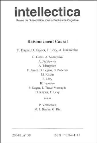 Victor Rosenthal et  Collectif - Intellectica N° 38, 2004/1 : Raisonnement Causal.