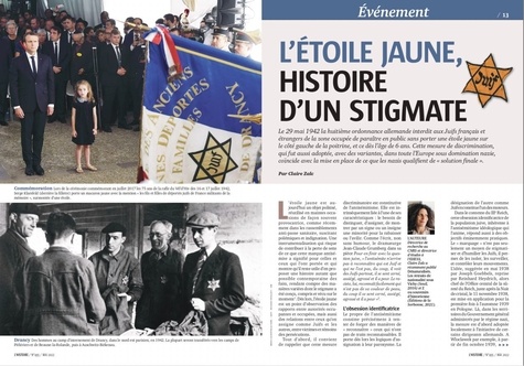 L'Histoire N° 495, mai 2022 L'étoile jaune. France, 29 mai 1942 : le "marquage des Juifs"