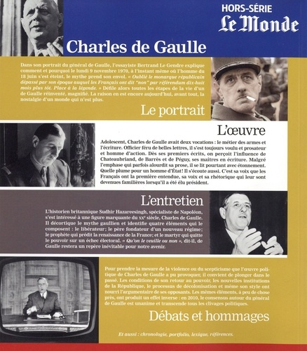 Le Monde. Hors-série. Une vie, une oeuvre N° 46, octobre 2020 Charles de Gaulle. L'intraitable