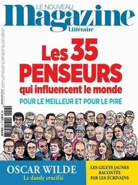 Hervé Aubron et Claude Perdriel - Le Nouveau Magazine Littéraire N° 13, janvier 2019 : Les 35 penseurs qui influencent le monde - Pour le meilleur et pour le pire.