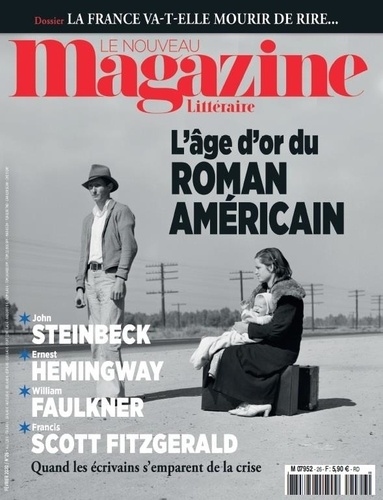 Nicolas Domenach - Le Nouveau Magazine Littéraire N°26, février 2020 : L'âge d'or du roman américain.
