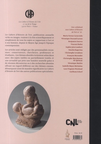 Les Cahiers d'Histoire de l'Art N° 21/2023