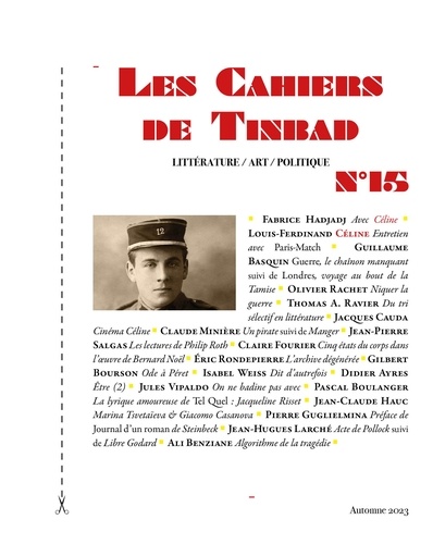 Les Cahiers de Tinbad N° 15, automne 2023