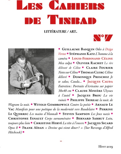 Les Cahiers de Tinbad N° 7, Hiver 2019