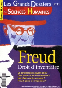 Jean-François Marmion - Les Grands Dossiers des Sciences Humaines N° 21, Décembre 2010 : Freud - Droit d'inventaire.