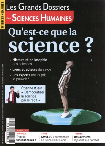 Fabien Trécourt - Les Grands Dossiers des Sciences Humaines N° 64, septembre-octobre-novembre 2021 : Qu'est-ce que la science ?.