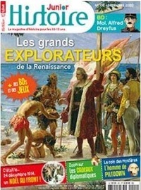  Faton - Les hors-séries d'Histoire Junior N° 102, décembre 2020 : Les grandes explorations de la Renaissance.