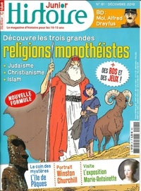  Collectif - Les hors-séries d'Histoire Junior N° 91, décembre 2019 : Les 3 grandes religions monothéistes.