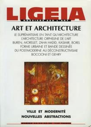  Ligeia - Ligeia N° 33 : Art et Architecture.