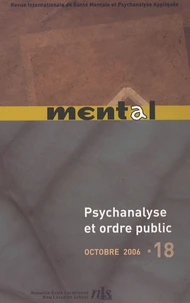 Psychanalyse et ordre public