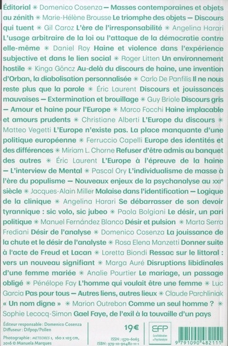 Mental N° 39, juillet 2019 Psychologie des masses aujourd'hui