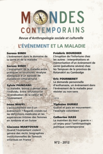 Jean-Yves Boursier - Mondes contemporains N° 2 : L'événement et la maladie.