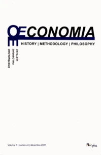 Oeconomia Volume 1 N° 4, Décembre 2011