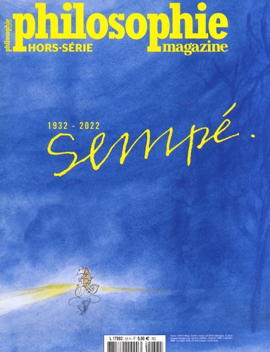 Philosophie Magazine Hors-série N° 55, Automne 2022 Sempé 1932-2022