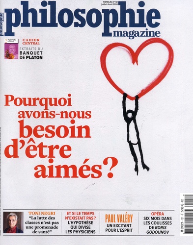 Martin Legros et Michel Eltchaninoff - Philosophie Magazine N° 121, juillet-août 2018 : Pourquoi avons-nous besoin d'être aimés ?.