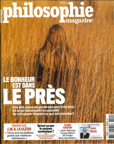 Martin Legros et Michel Eltchaninoff - Philosophie Magazine N° 141, août 2020 : Le bonheur est dans le près.