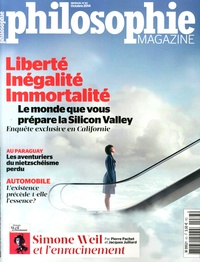 Alexandre Lacroix - Philosophie Magazine N° 83, Octobre 2014 : Liberté Inégalité Immortalité - Le monde que vous prépare la Silicon Valley.