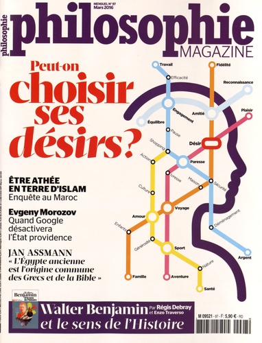 Alexandre Lacroix - Philosophie Magazine N° 97, Mars 2016 : Peut-on choisir ses désirs ?.