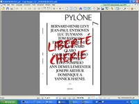 Bernard-Henri Lévy et Jean-Paul Enthoven - Pylône N° 7 : Liberté chérie. 1 CD audio