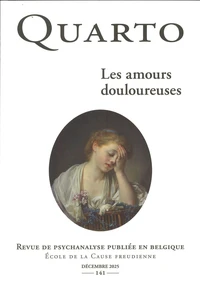 Les amours douloureuses