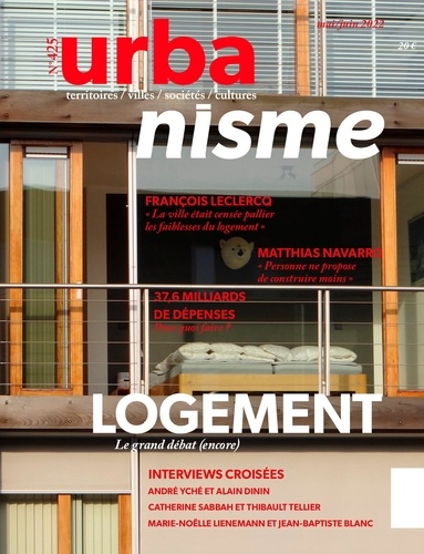  Revue urbanisme - Revue Urbanisme N° 425, mai-juin 2022 : Logement.
