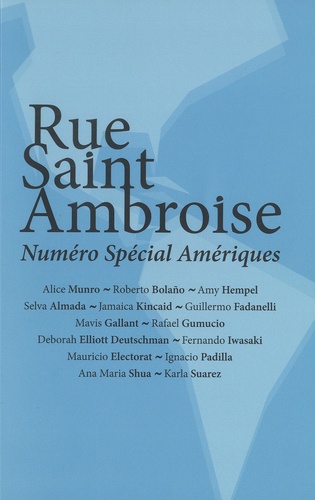 Bernardo Toro - Rue Saint Ambroise N° 36 : Spécial Amériques.