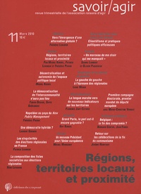Frédéric Lebaron - Savoir/Agir N° 11 : Régions, territoires locaux et proximité.