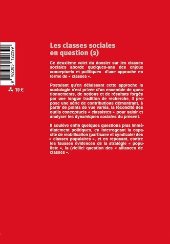 Savoir/Agir N° 49, septembre 2019 Les classes sociales en question. Volume 2